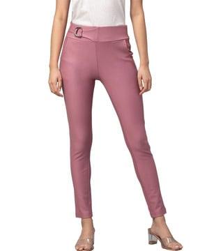 slim fit jeggings with insert pockets