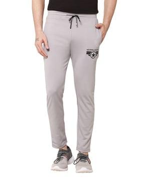 slim fit jogger pants with drawstring waist