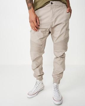 slim fit jogger pants with insert pockets