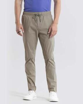 slim fit jogger pants with insert pockets