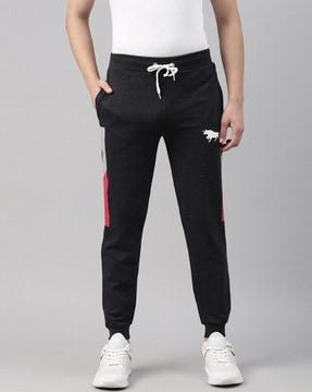 slim fit joggers with drawstring