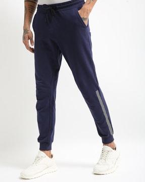 slim fit joggers with elasticated waist