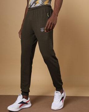 slim fit joggers with elasticated waist