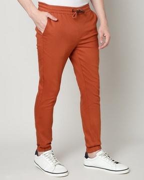 slim fit joggers with insert pockets