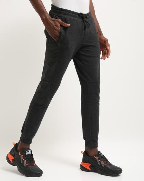 slim fit joggers with zipped insert pockets