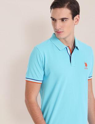 slim fit logo polo shirt