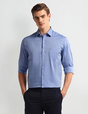 slim fit long sleeve shirt