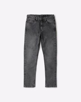 slim fit mid-rise jeans