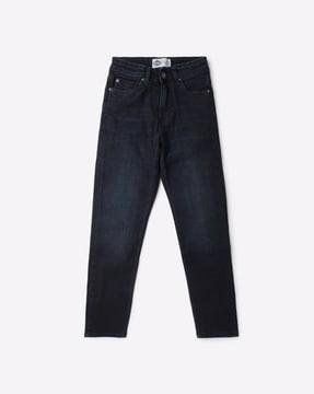 slim fit mid-rise jeans