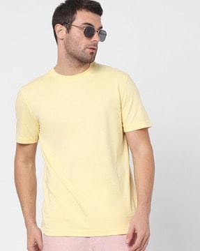 slim fit organic cotton crew-neck t-shirt