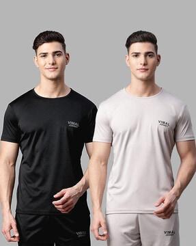 slim fit pack of 2 crew-neck t-shirt