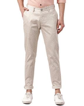 slim fit pants with insert pocket