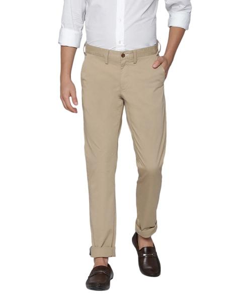 slim fit pants with insert pockets