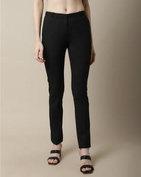 slim fit pants with insert pockets