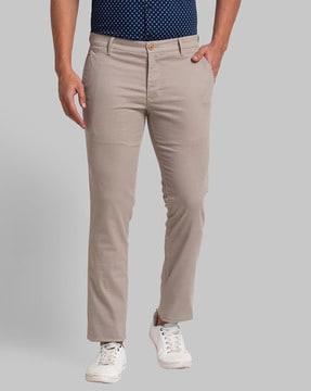 slim fit pants with insert pockets