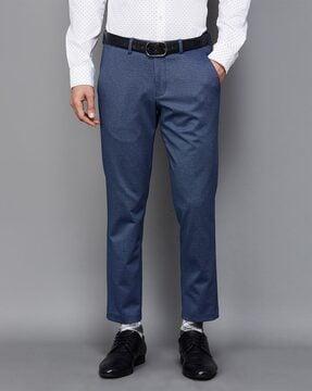 slim fit pants with insert pockets