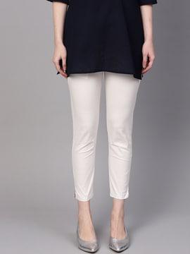 slim fit pants with side vents