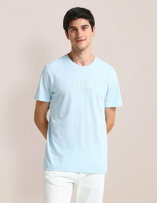 slim fit pique knit t-shirt