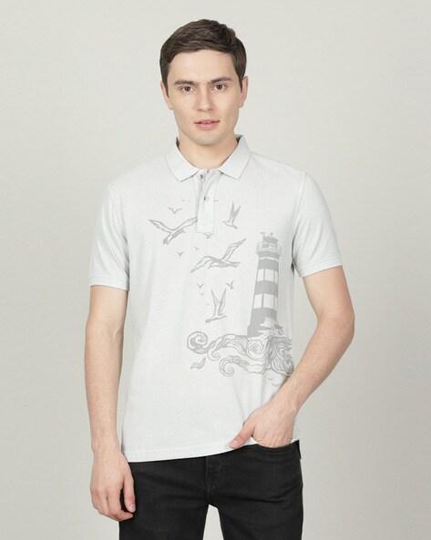 slim fit polo neck t-shirt