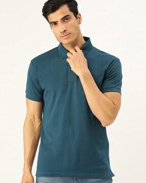 slim fit polo t-shirt