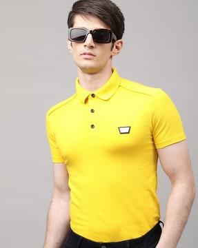 slim fit polo t-shirt