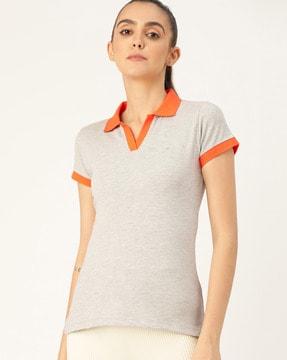 slim fit polo t-shirt