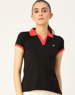 slim fit polo t-shirt