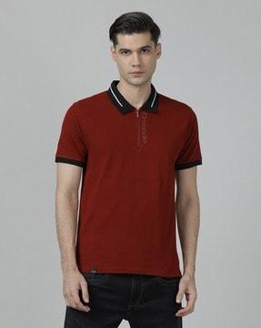 slim fit polo t-shirt