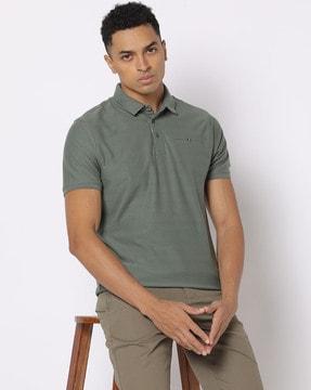 slim fit polo t-shirt