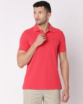 slim fit polo t-shirt