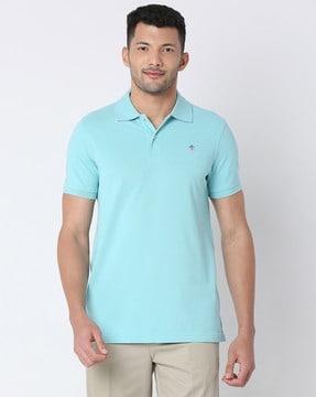 slim fit polo t-shirt