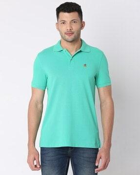 slim fit polo t-shirt