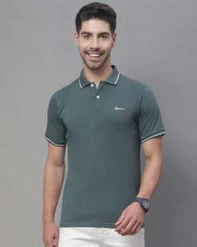 slim fit polo t-shirt