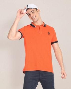 slim fit polo t-shirt