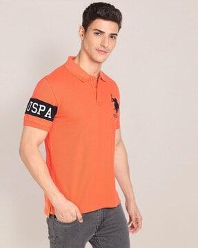 slim fit polo t-shirt