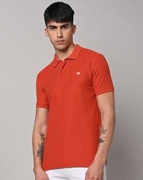 slim fit polo t-shirt