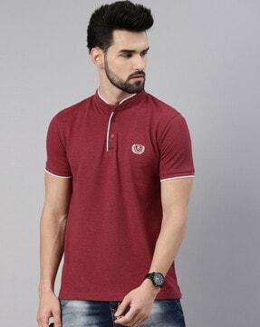 slim fit polo t-shirt