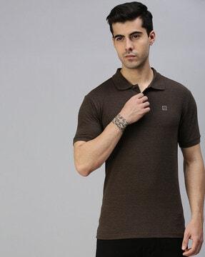 slim fit polo t-shirt