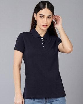 slim fit polo t-shirt