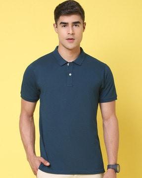 slim fit polo t-shirt