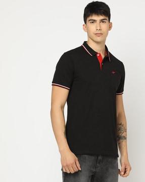 slim fit polo t-shirt