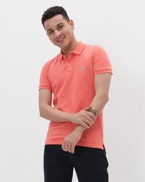 slim fit polo t-shirt