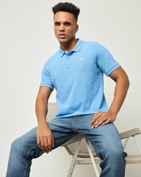 slim fit polo t-shirt