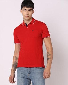 slim fit polo t-shirt