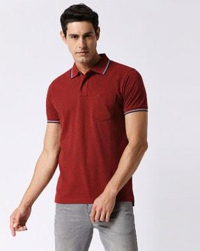 slim fit polo t-shirt