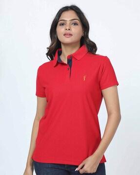 slim fit polo t-shirt