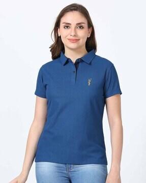 slim fit polo t-shirt