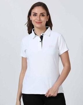 slim fit polo t-shirt