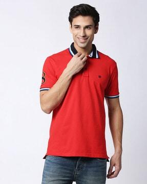 slim fit polo t-shirt