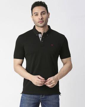 slim fit polo t-shirt